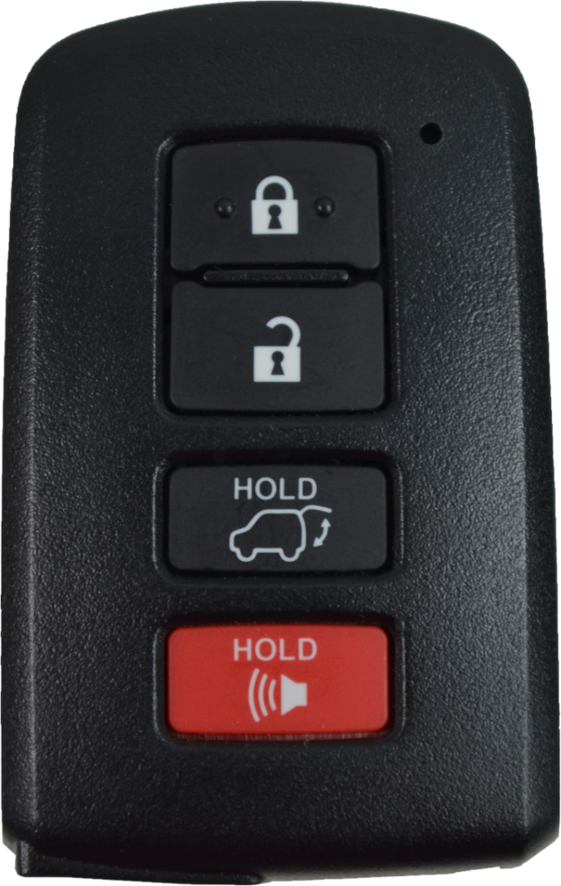 2014 - 2019 Toyota Highlander 4 Button Smart Remote w/ Hatch - Emergency key included - HYQ14FBA (A/G Board)-2