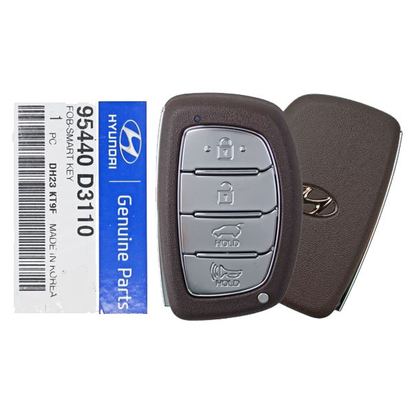 *NEW OEM* 2018 Hyundai Tucson 4 Button Smart Remote w/ Hatch - TQ8-FOB-4F11 - OE: 95440-D3110-1