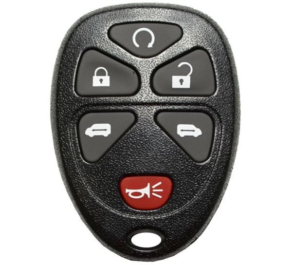 2005 - 2011 OEM GM 6 Button Keyless Entry Remote Fob w/ Remote Start - KOBGT04A-1