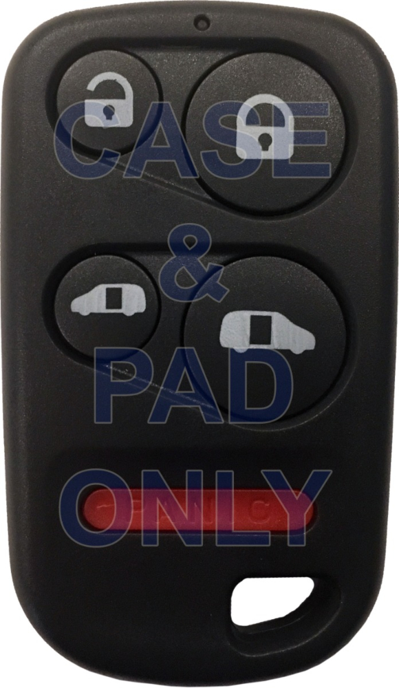 *SHELL & PAD ONLY* Honda Odyssey 5 Button Keyless Entry Remote Fob Casing - E4EG8DN,OUCG8D-440H-A-1