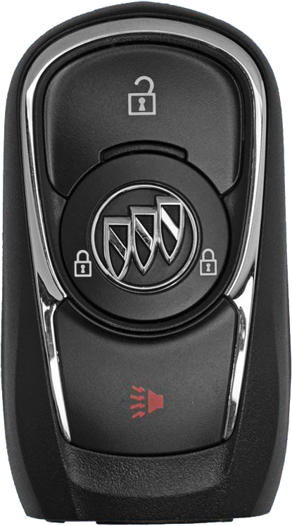 2017 - 2020 Buick 3 Button Smart Remote - Emergency Key Included - 315Mhz - HYQ4AA-1