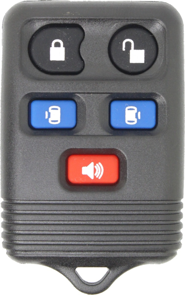 *SHELL AND PAD ONLY* Ford & Lincoln 5 Button Keyless Entry Remote Fob Casing - CWTWB1U511/CWTWB1U331-6