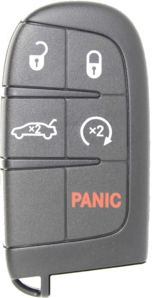 2011 - 2021 Dodge 5 Button Smart Key w/ Remote Start - Emergency key included - M3N40821302-2