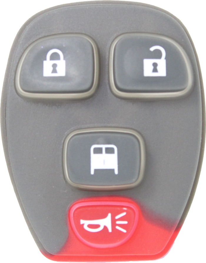 *PAD ONLY* GM (Vans) 4 Button Keyless Entry Remote Pad - OUC60270/OUC60221-1