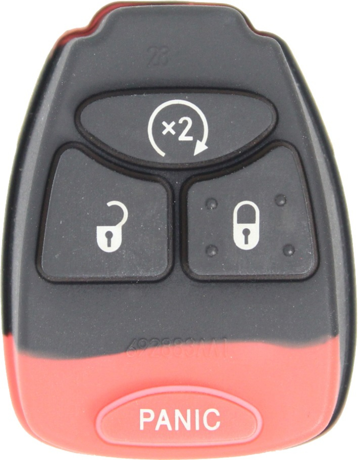 *PAD ONLY* Dodge/Jeep 4 Button Remote Head Key Pad w/ Remote Start - OHT692713AA-1