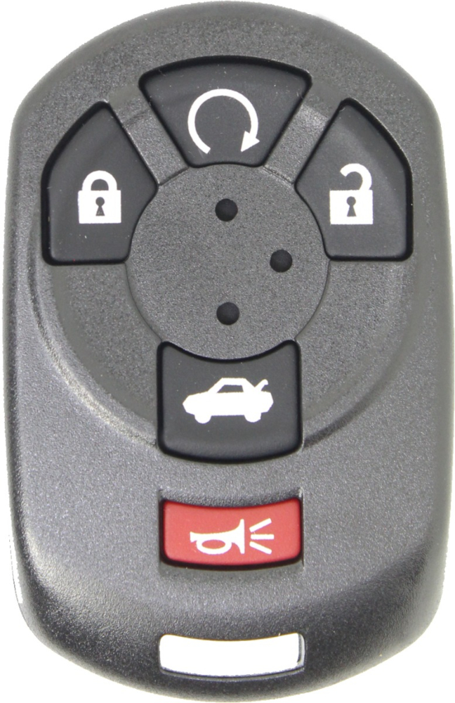 *SHELL & PAD ONLY* Cadillac STS 5 Button Keyless Entry Remote Casing - M3N65981403-6