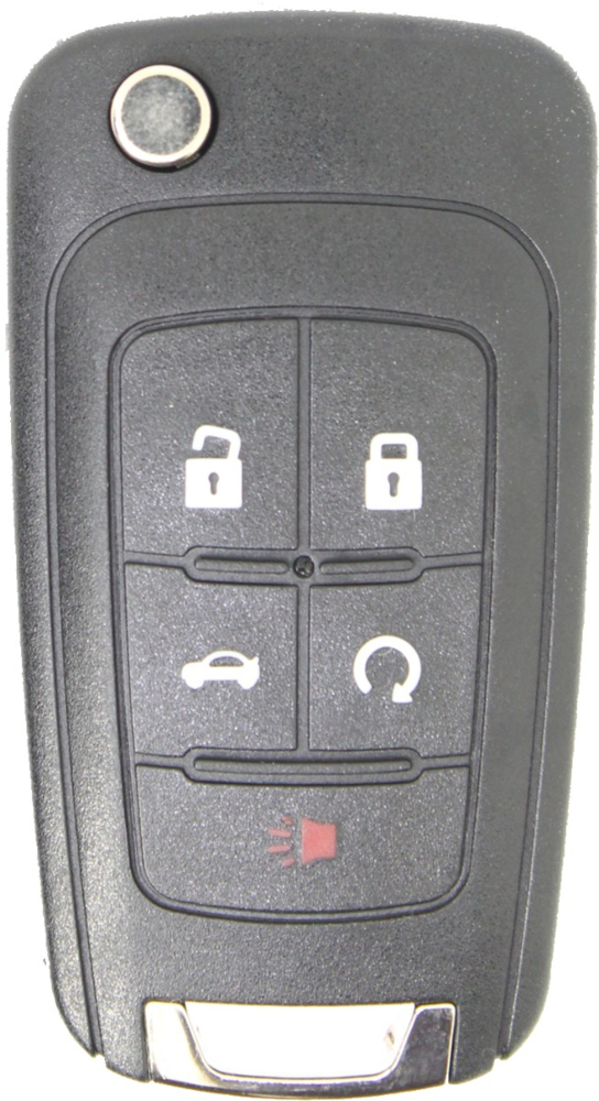 2010 - 2019 NEW Replacement GM 5 Button Remote Flip Key - OHT01060512-1