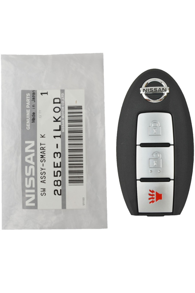 *NEW OEM* 2009 - 2018 Nissan 3 Button Smart Prox Key - Emergency key included - CWTWB1U825-2