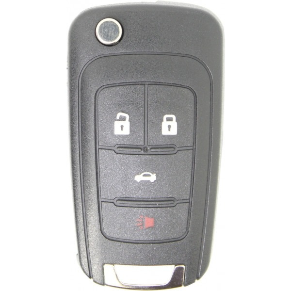 2010 - 2017 Buick 4 Button Flip Key w/ Trunk - PEPS - OHT05918179/P4O9MK74946931-1