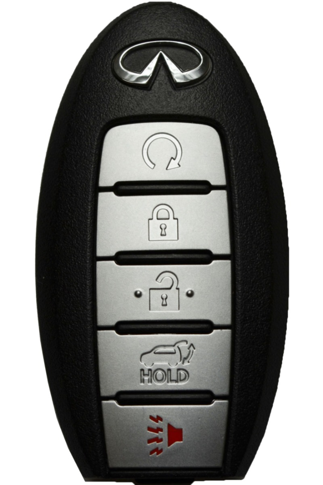 2016 - 2018 Infiniti QX60 5 Button Smart Remote w/ Hatch - Emergency Key Included - KR5S180144014 - IC: 204-2
