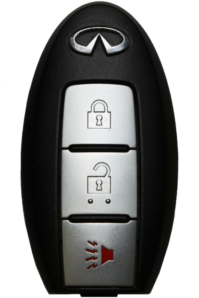 2005 - 2008 Infiniti FX35/FX45 3 Button Smart Remote - Emergency Key Included - CWTWBU619-2