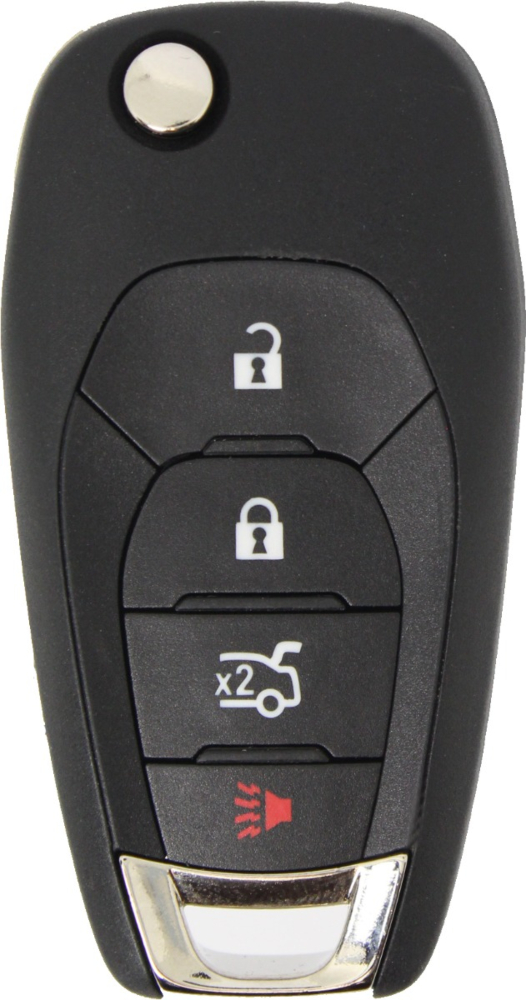 2016 - 2019 Chevrolet Cruze 'XL8 Systems Only' 4 Button Flip Key - 433MHZ - LXP-T004-2