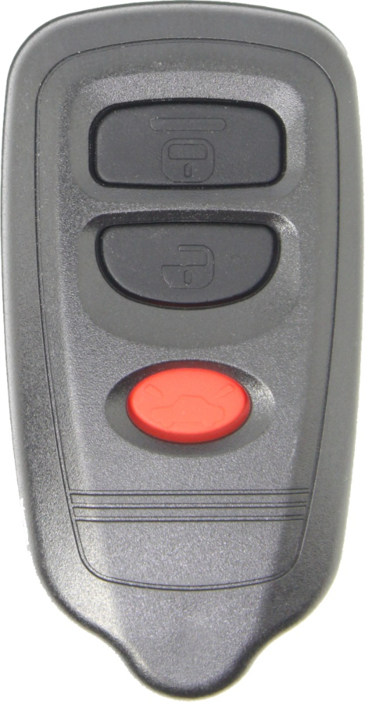 *SHELL & PAD ONLY* Acura/Honda/Isuzu 3 Button Keyless Entry Remote Fob Casing - HYQ1512R-2