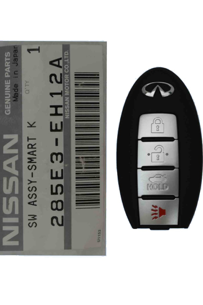 *NEW OEM* 2006 - 2010 Infiniti 4 Button Smart Remote - Emergency key included - CWTWBU735/CWTWBU618-2