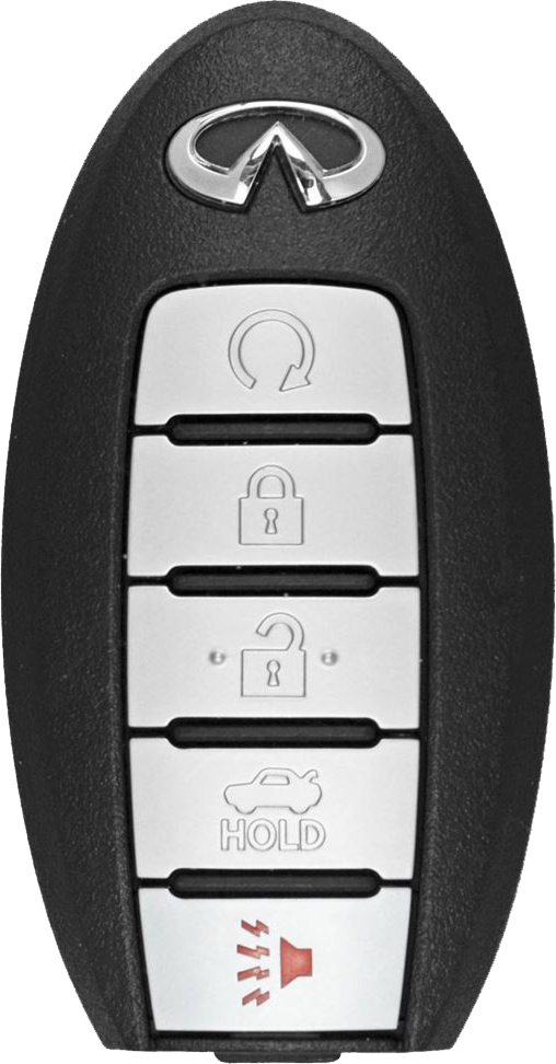 2016 - 2019 Infiniti 5 Button Smart Remote w/ Trunk - Emergency Key Included - KR5S180144014 - IC: 204-2