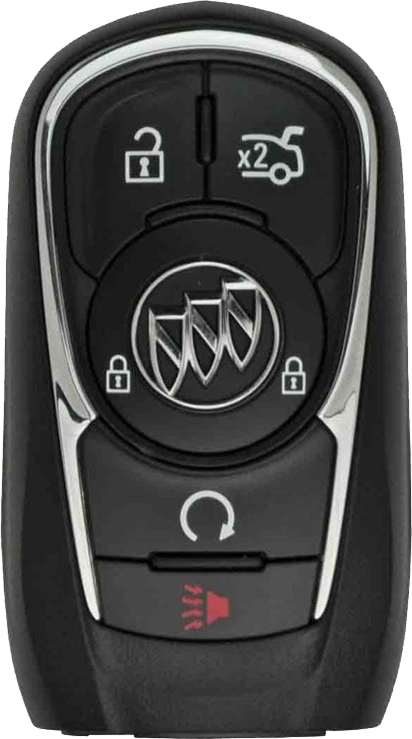 *NEW OEM* 2017 - 2019 Buick Lacrosse 5 Button Smart Remote - Emergency Key Included - 433Mhz - HYQ4EA-1