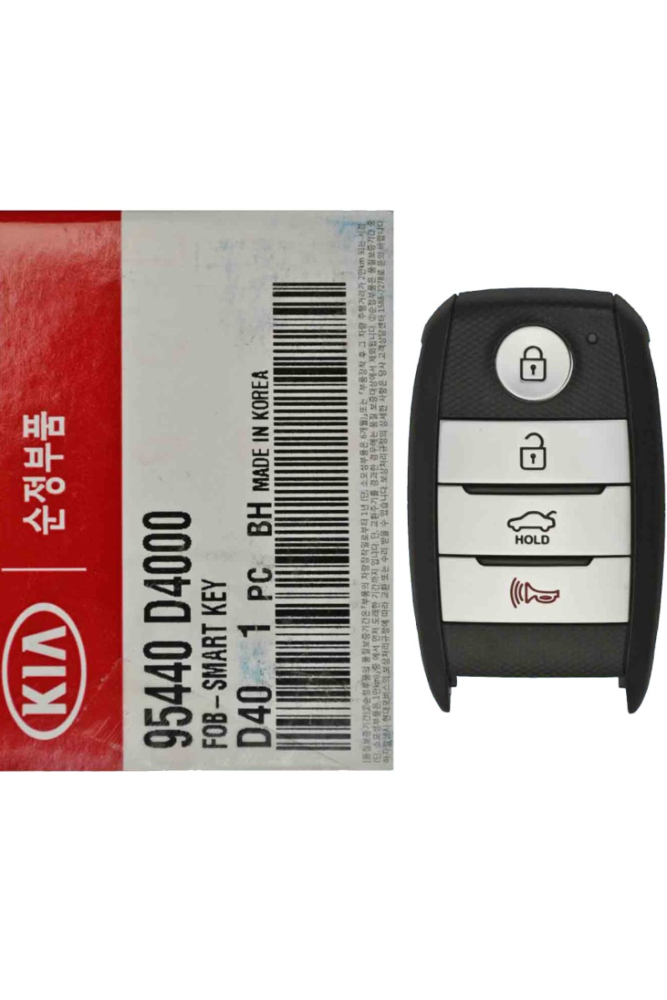 *NEW OEM* 2016 - 2020 Kia Optima 4 Button Smart Remote w/ Trunk - Emergency Key Included - SY5JFFGE04-1