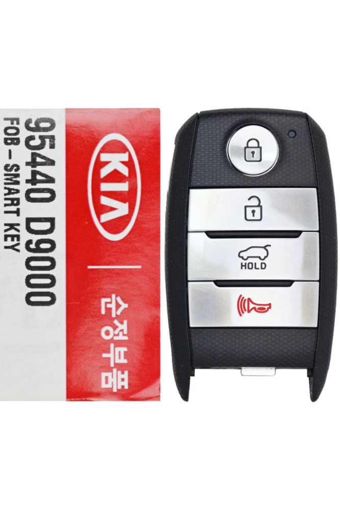 *NEW OEM* 2016 - 2019 Kia Sportage 4 Button Smart Remote w/ Hatch - Emergency Key Included - TQ8-FOB-4F08-2
