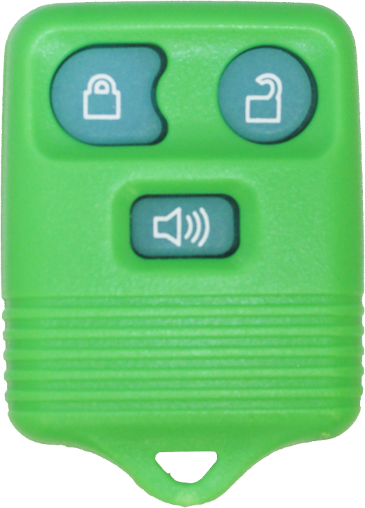 1998 - 2016 NEW Replacement Green Glow in the Dark Ford, Lincoln, Mazda, & Mercury 3 Button Keyless Entry Remote Fob - Green Glow-2