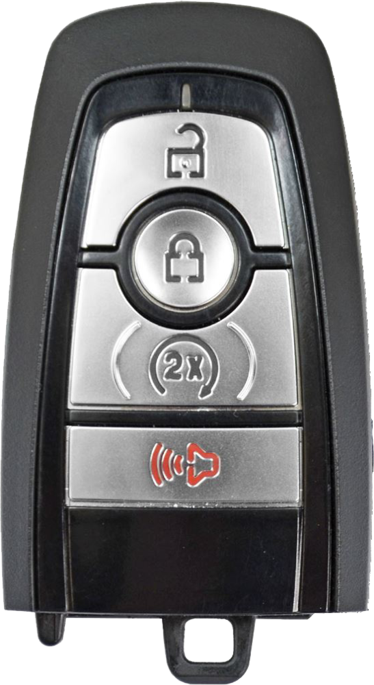 2017 - 2019 Ford Edge 4 Button Smart Remote w/ Remote Start - Emergency Key Included - M3N-A2C93142600-2