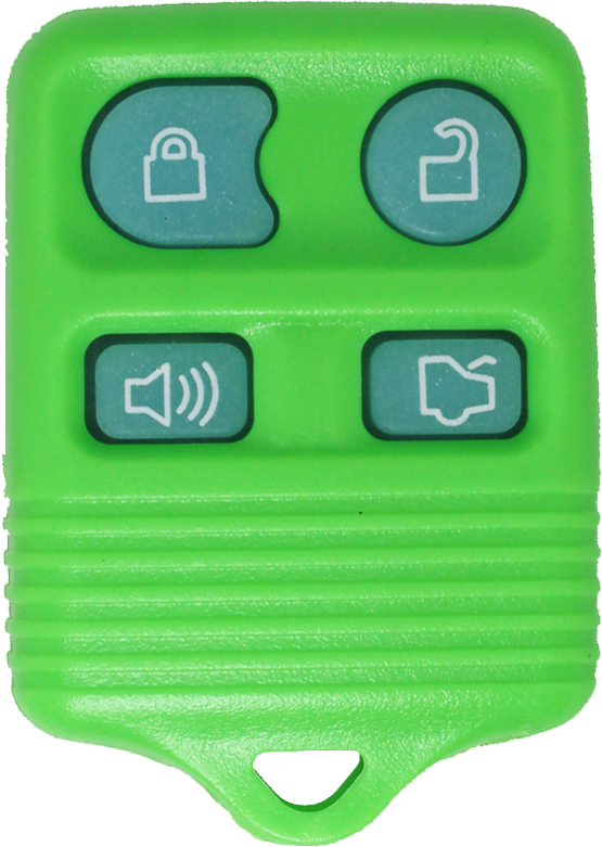 1998 - 2011 NEW Ford/Lincoln/Mercury 4 Button Keyless Entry Remote - Green Glow - CWTWB1U331/CWTWB1U345/GQ43VT11T-1