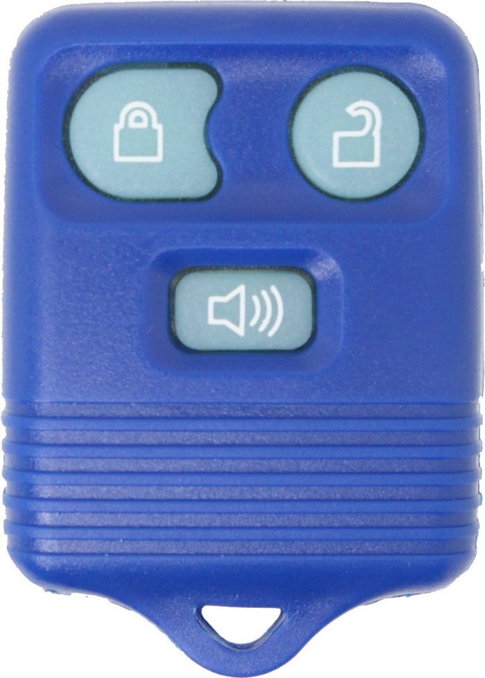 1998 - 2016 NEW Replacement Dark Blue Glow in the Dark Ford, Lincoln, Mazda, & Mercury 3 Button Keyless Entry Remote Fob - Dark Blue Glow-4