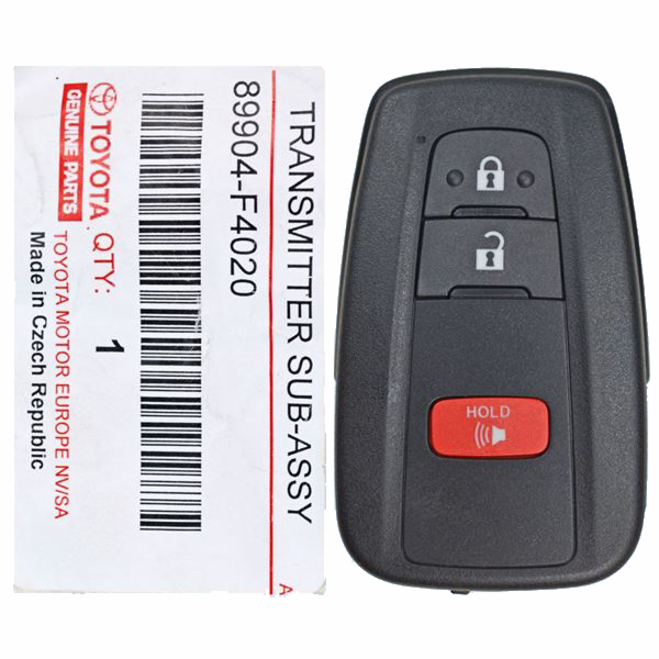*NEW OEM* 2018 - 2021 Toyota C-HR 3 Button Smart Key - Emergency Key Included - MOZBR1ET-1