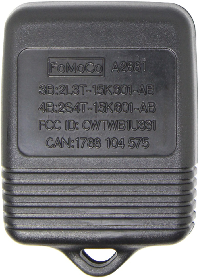1998 - 2011 OEM Ford/Lincoln/Mercury 4 Button Keyless Entry Remote - CWTWB1U331/CWTWB1U345/GQ43VT11T-1