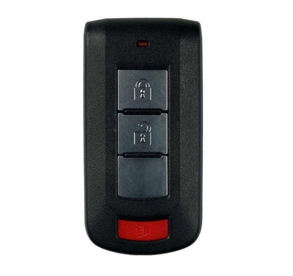 2008 - 2020 Mitsubishi 3 Button Smart Key w/ LED - Emergency key included - OUC644M-KEY-N-1
