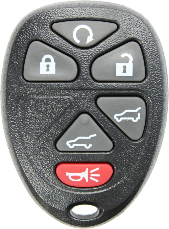 2007 - 2014 OEM GM 6 Button Keyless Entry Remote w/ Remote Start - OUC60270, OUC60221-1