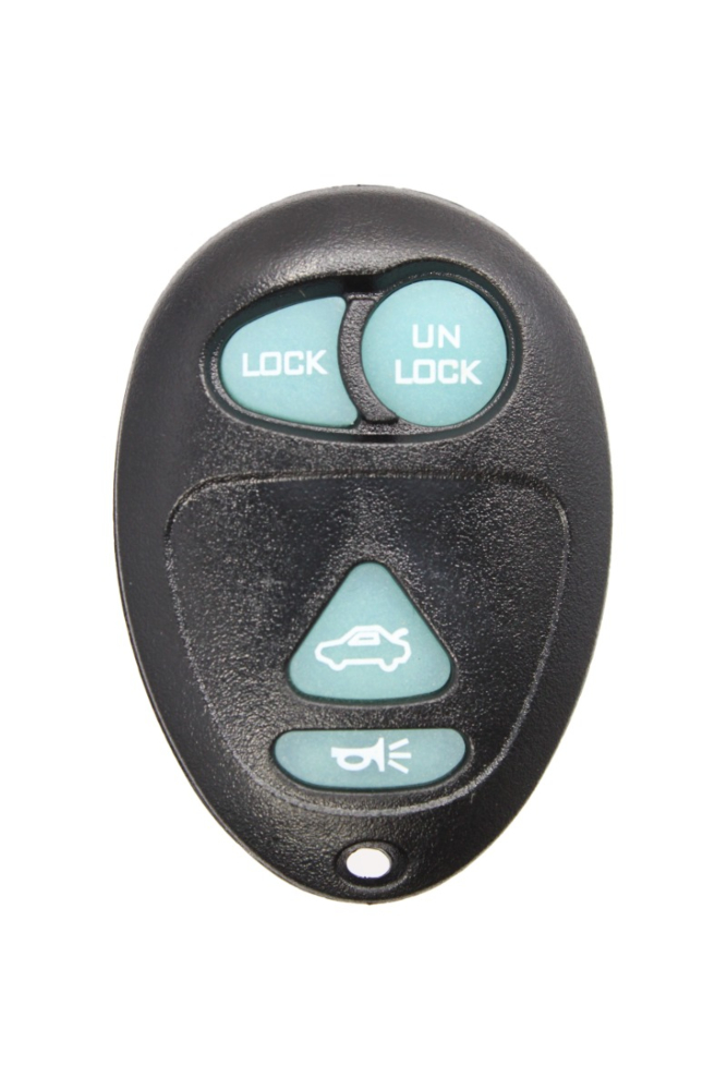 *NEW Shell & Pad Only* GM 4 Button Keyless Entry Remote Fob Casing - Glow - L2C0007T-1