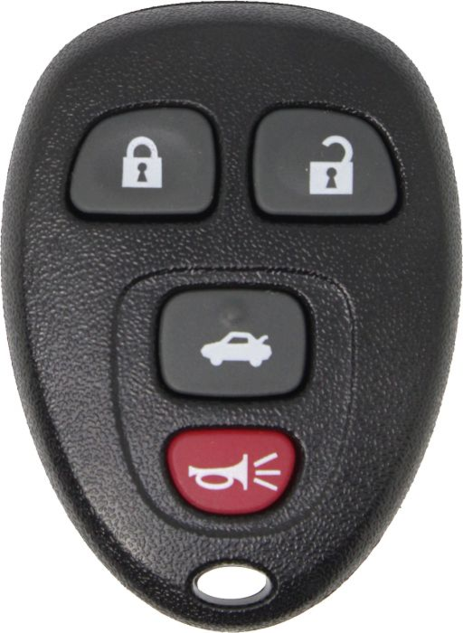 2004 - 2009 OEM GM 4 Button Keyless Entry Remote w/ Trunk - KOBGT04A - GM/L: 22733523-6