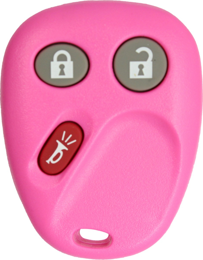 2003 - 2007 NEW Replacement GM 3 Button Keyless Entry Remote - Pink - LHJ011-2