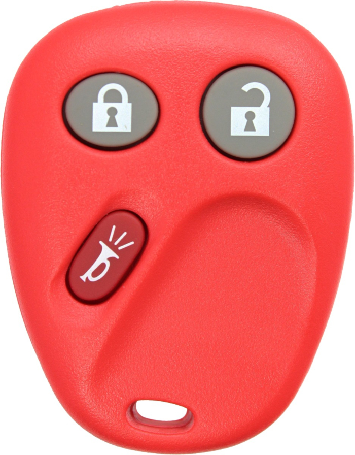 2003 - 2007 NEW Replacement GM 3 Button Keyless Entry Remote - Red - LHJ011-1