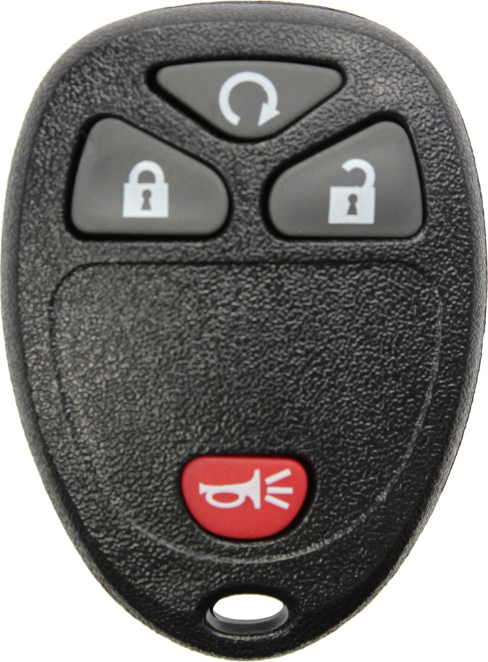 2005 - 2011 OEM GM 4 Button Keyless Entry Remote Fob w/ Remote Start - KOBGT04A-1