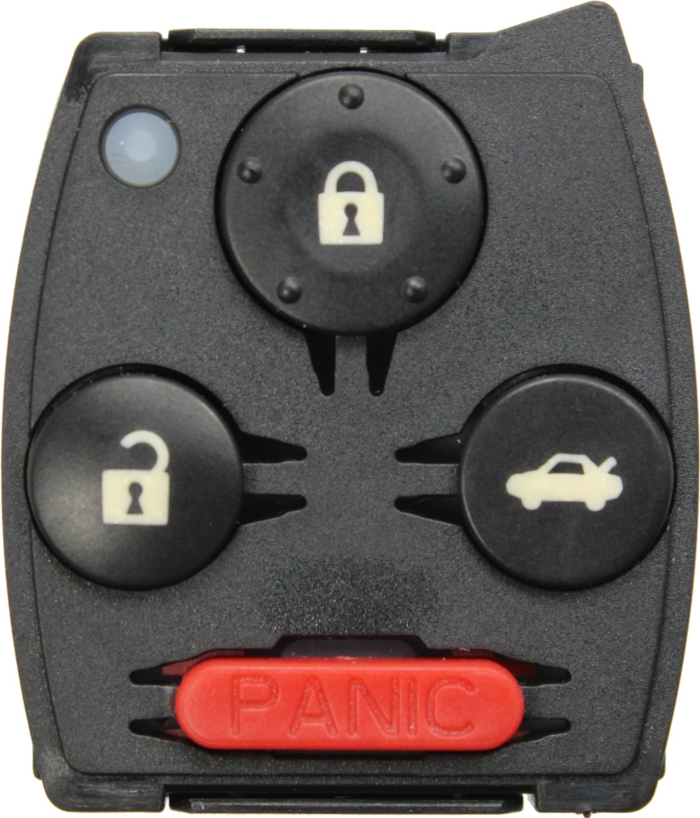 *POD CASE ONLY* Honda 4 Button Remote Head Key Pod Case & Buttons - WITHOUT chip slot-5