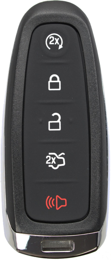 *SHELL & PAD ONLY* Ford/Lincoln 5 Button Remote Key Casing - M3N5WY8609, M3N5WY8610-1