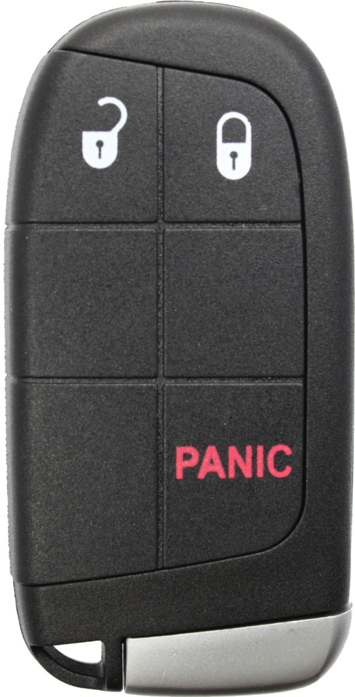*NEW SHELL ONLY* Dodge & Jeep 3 Button Smart Case w/ Emergency Key - M3N40821302-4