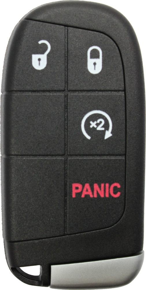 *NEW SHELL ONLY* Dodge & Jeep 5 Button Smart Case w/ Hatch - M3N40821302-2