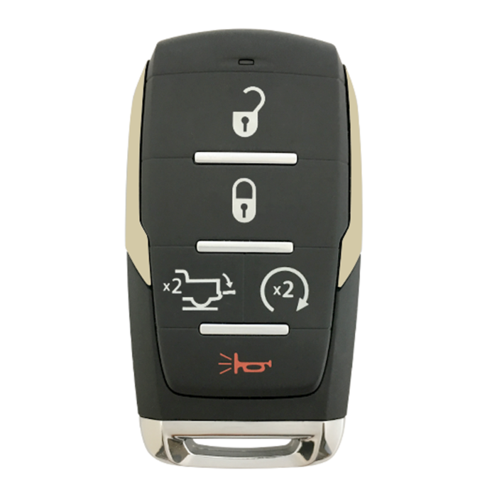 2019 - 2021 Dodge RAM 1500 5 Button Smart Remote w/ Tailgate - Emergency Key Included - OHT-4882056-1