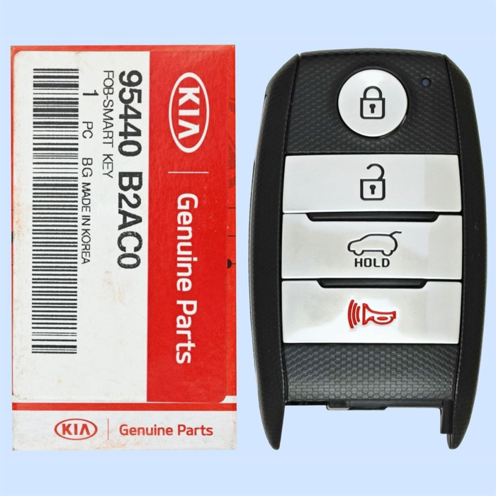 *NEW OEM* 2017 - 2018 Kia Soul Base Model 4 Button Smart Remote w/ Hatch - Emergency key included - CQ0FN00100-1