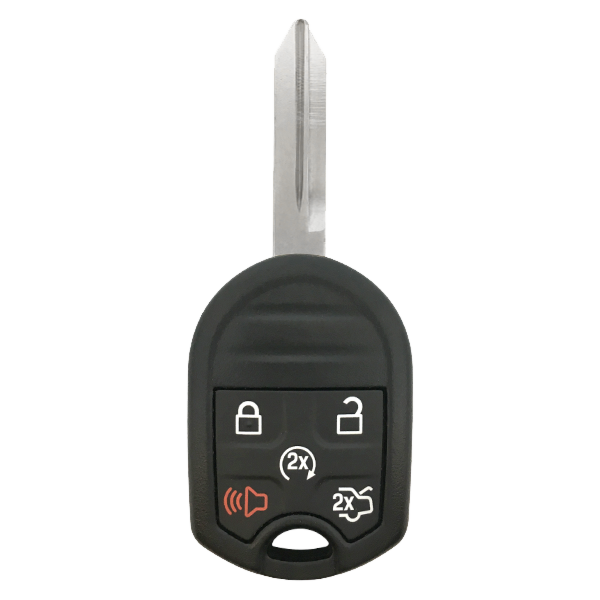 2011 - 2019 Ford & Lincoln 5 Button Remote Head Key w/ Remote Start - 80BIT - CWTWB1U793, OUCD6000022-1