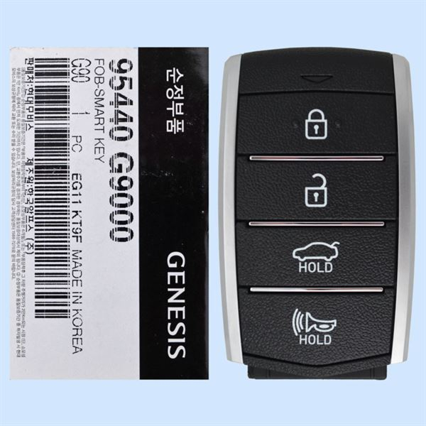 *NEW OEM* 2017 - 2020 Genesis 4 Button Smart Remote w/ Trunk - Emergency Key Included - TQ8-FOB-4F16-1