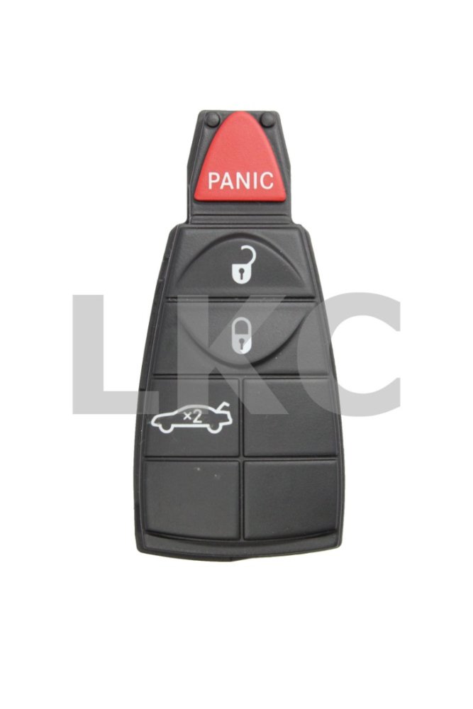 *PAIR OF* Chrysler & Dodge 4 Button Fobik Pad Replacement - Only for fobiks with FCC ID: IYZ-C01C or M3N32297100-1