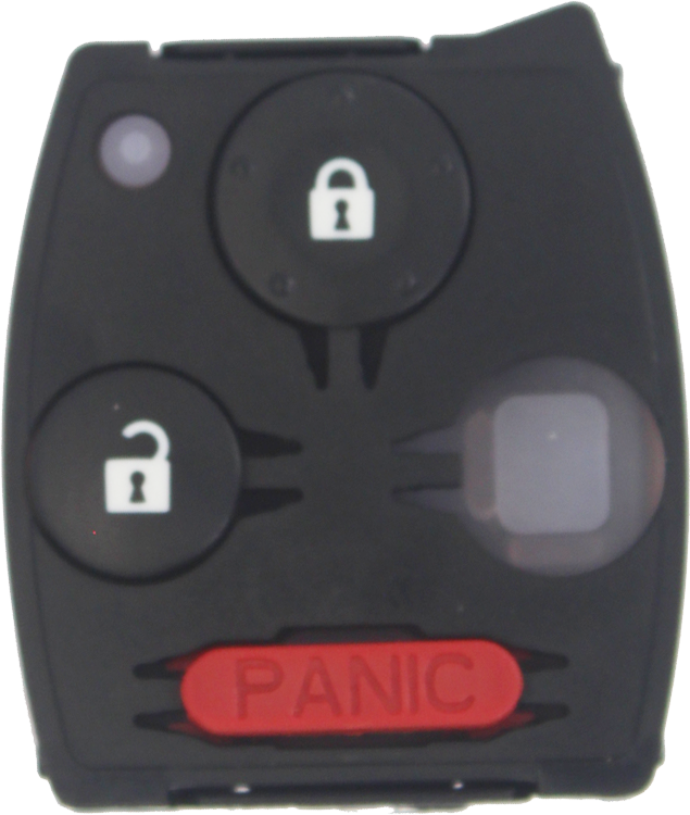 *POD CASE ONLY* Honda 3 Button Remote Head Key Case & Buttons - WITHOUT chip slot-2