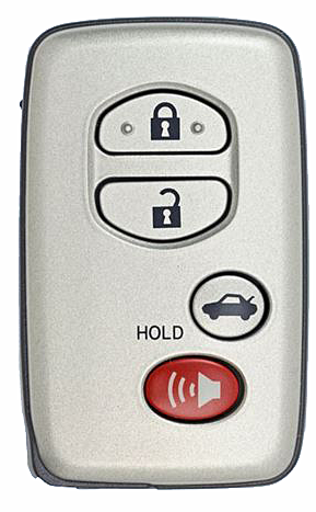 2007 - 2010 Toyota 4 Button Smart Remote w/ Trunk - Emergency key included - # Board - HYQ14AAB-2