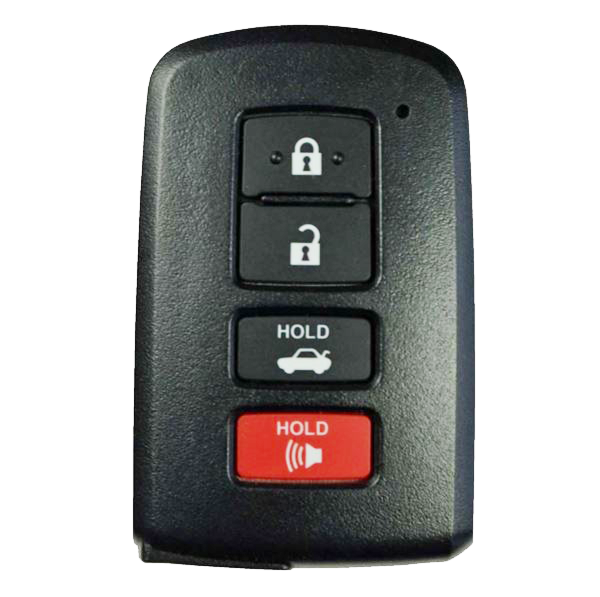 2012 - 2020 Toyota 4 Button Smart Key w/ Trunk - Emergency key included - G Board - HYQ14FBA-1