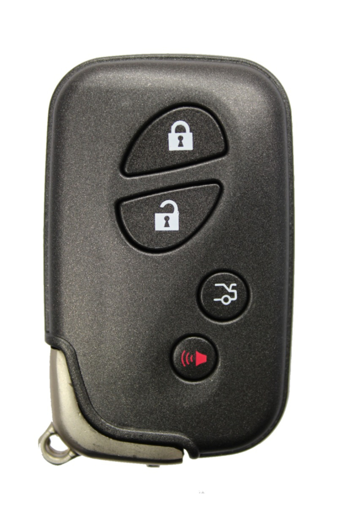 *SHELL & PAD ONLY* Lexus Smart 4 Button w/ Trunk Remote Casing-1
