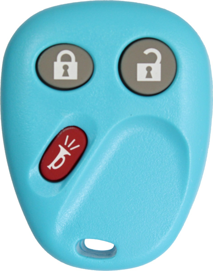 2003 - 2007 OEM GM 3 Button Keyless Entry Remote - Light Blue - LHJ011-2
