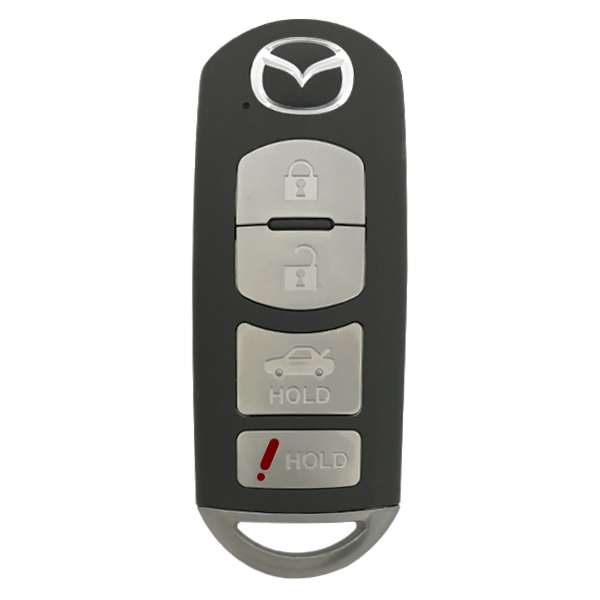 2010 - 2013 Mazda 4 Button Smart Key - Emergency key included - WAZX1T768SKE11A03-1